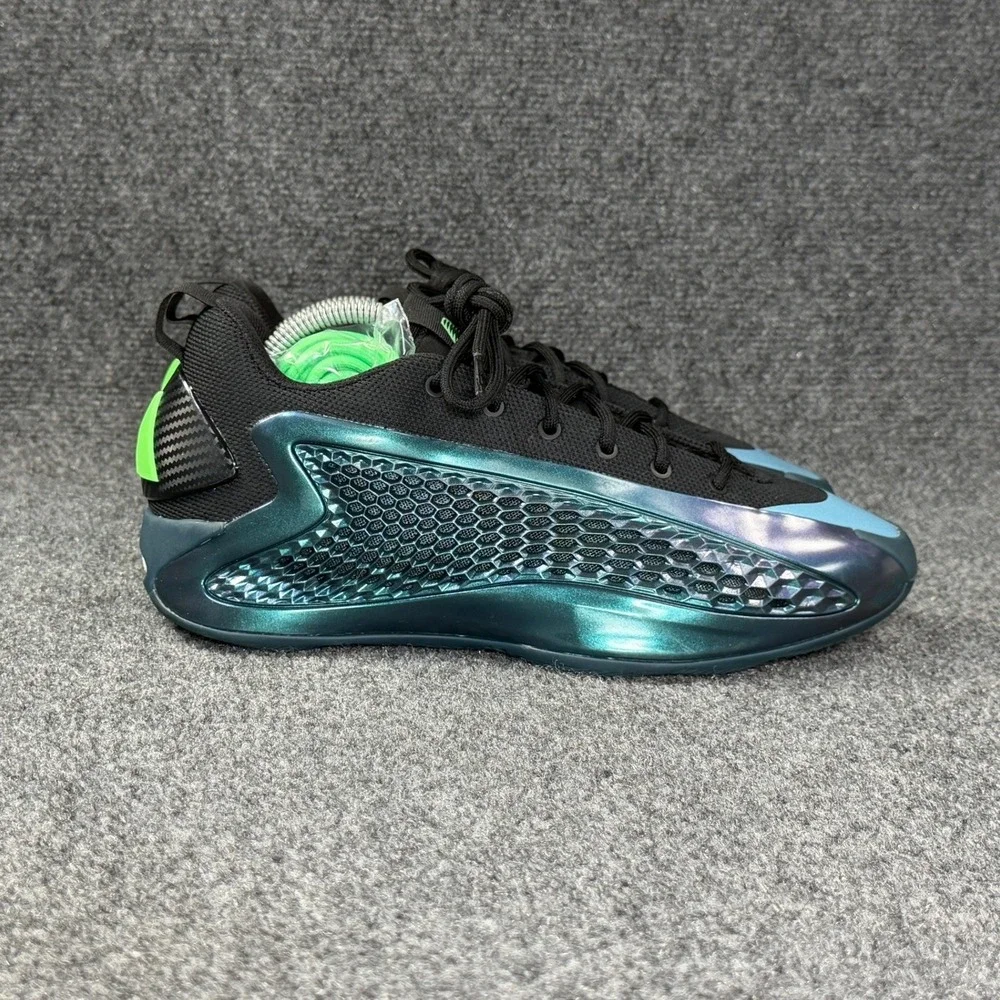 Adidas Anthony Edwards 1 Low Basketball Shoes Men's 9 Turquoise Black Athletic